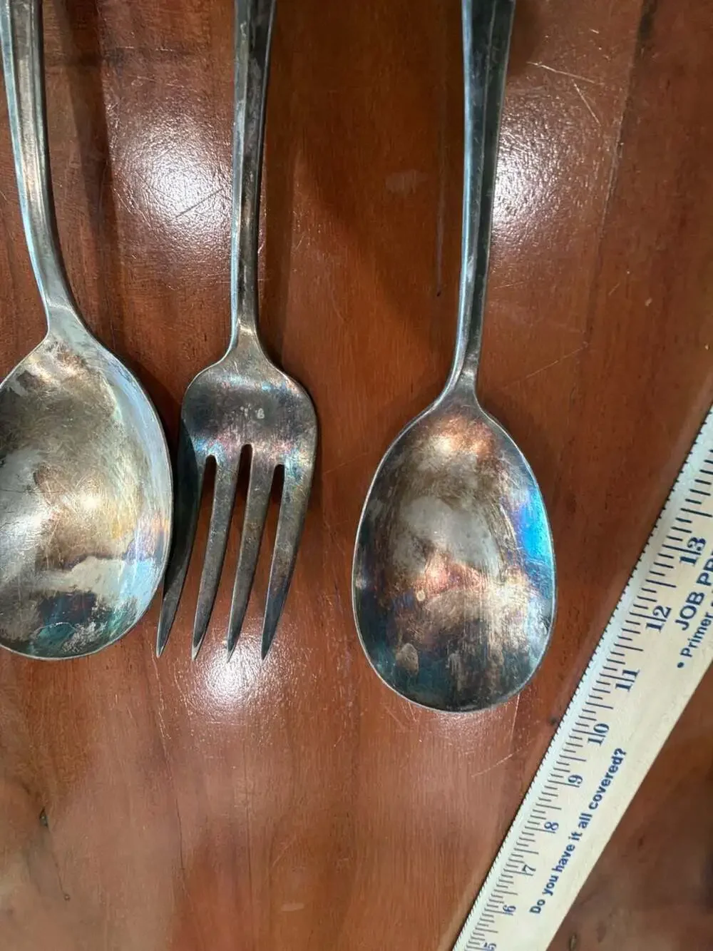 Vintage 1847 Rogers Bros. Daffodil Silverplate Flatware - Set of 4 Assorted Piec